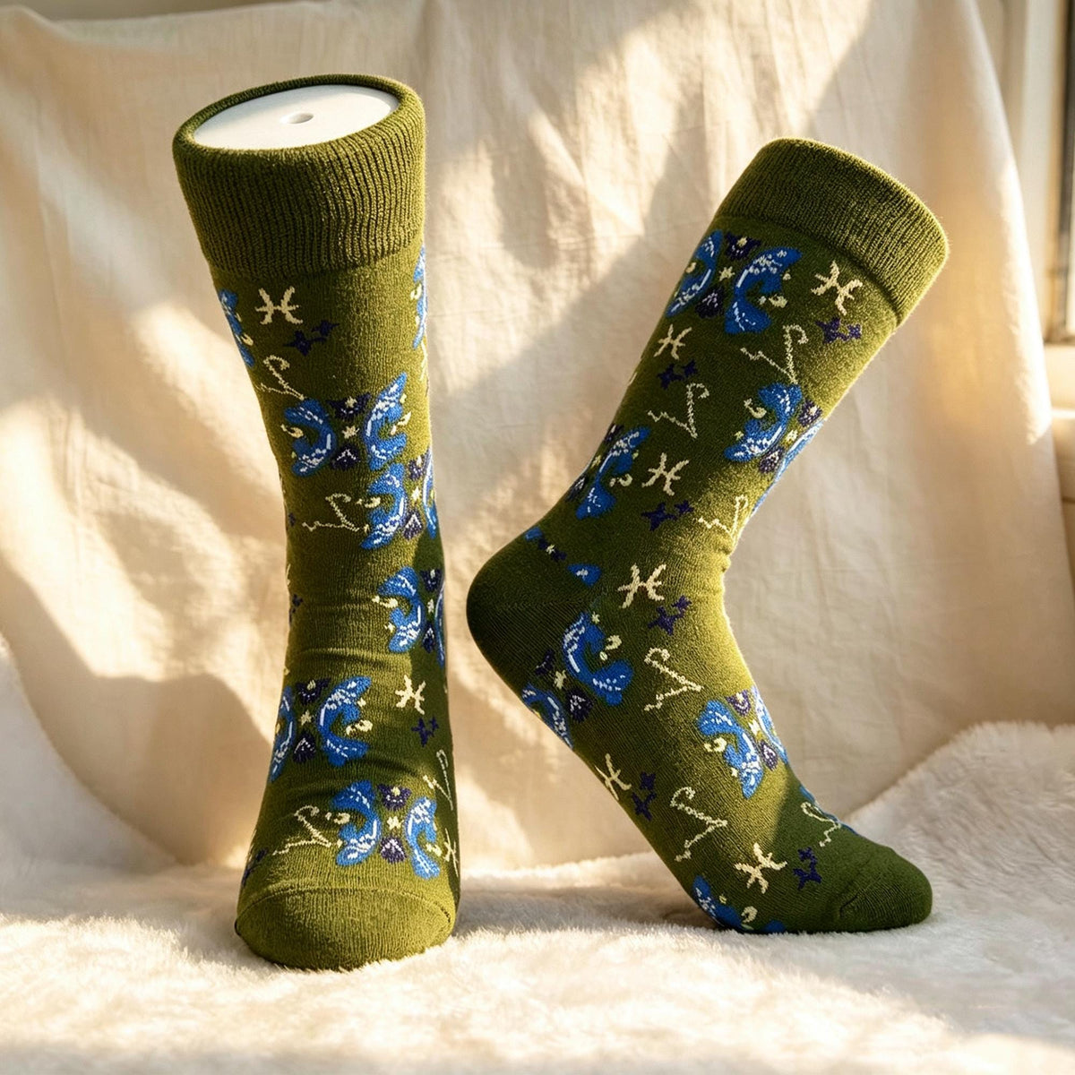 Constellation Socks sock collection, Celestial Crew Socks, Astrology Gift for Stargazers by AnnieColors, view 8