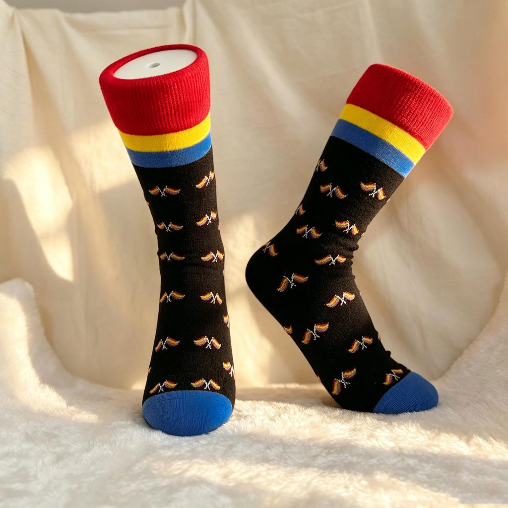 Gemini Socks sock collection, Zodiac Crew Socks, Astrology Birthday Gift for Women by AnnieColors, view 6