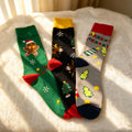 Teacher Christmas Gift, Gingerbread Crew Socks, Festive Classroom Socks by AnnieColors