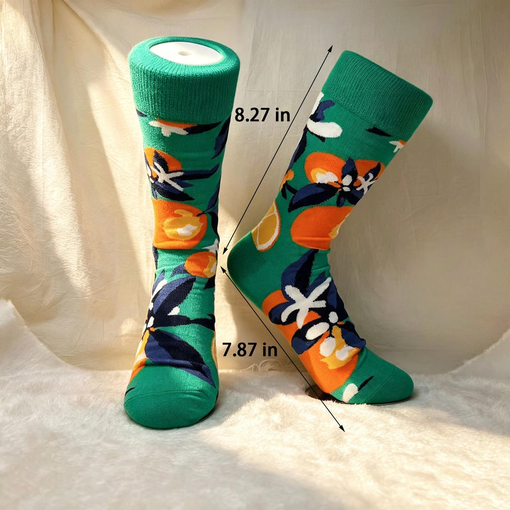 Colorful Avocado Socks sock collection, Quirky Plant and Food Crew Socks, College Student Birthday Gift by AnnieColors, view…
