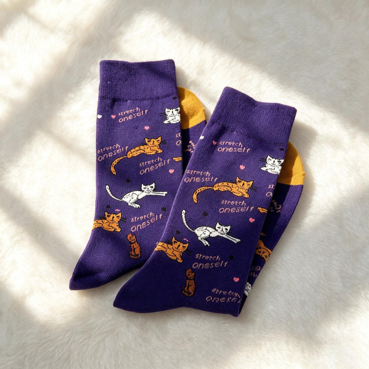 Personalized Animal Socks, Cow Kangaroo Cat Crew Socks, Custom Embroidered Gift by AnnieColors, view 7