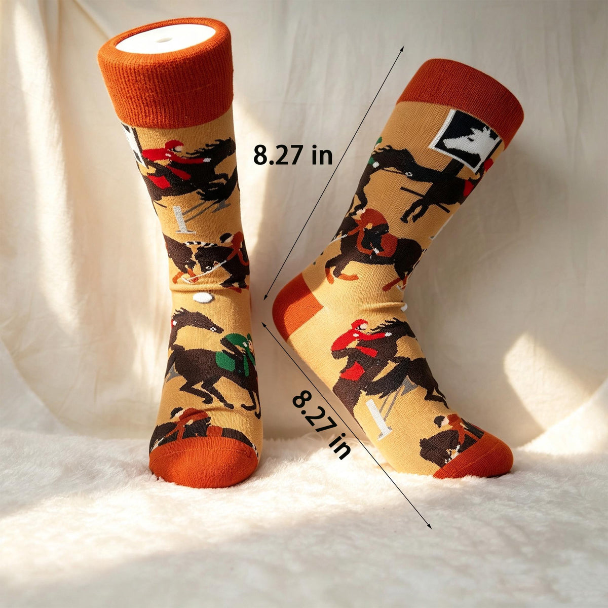 Equestrian and Corgi Socks sock collection: Horse Rider and Dog Lover Gift by AnnieColors, view 6