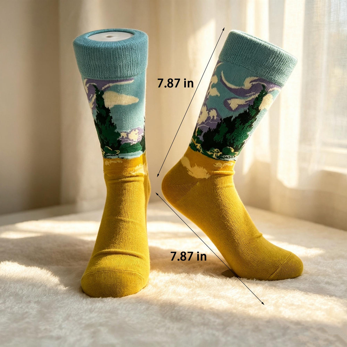 Famous Painting Socks sock collection: Museum Gift for Art Lovers by AnnieColors, view 6