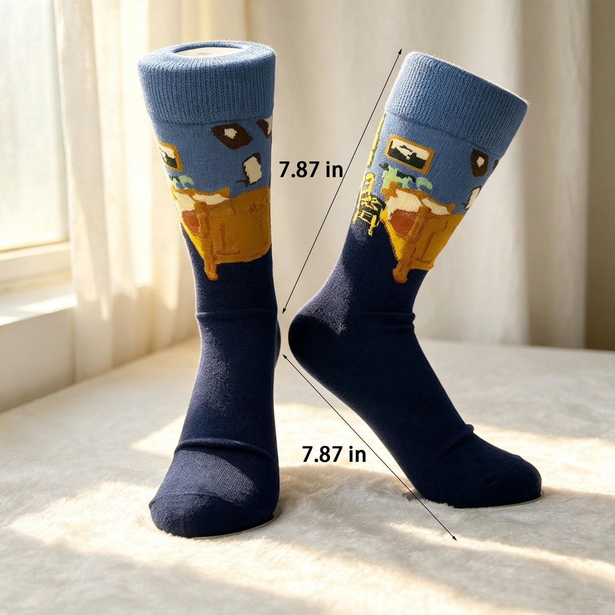 Famous Painting Socks sock collection: Museum Gift for Art Lovers by AnnieColors, view 7