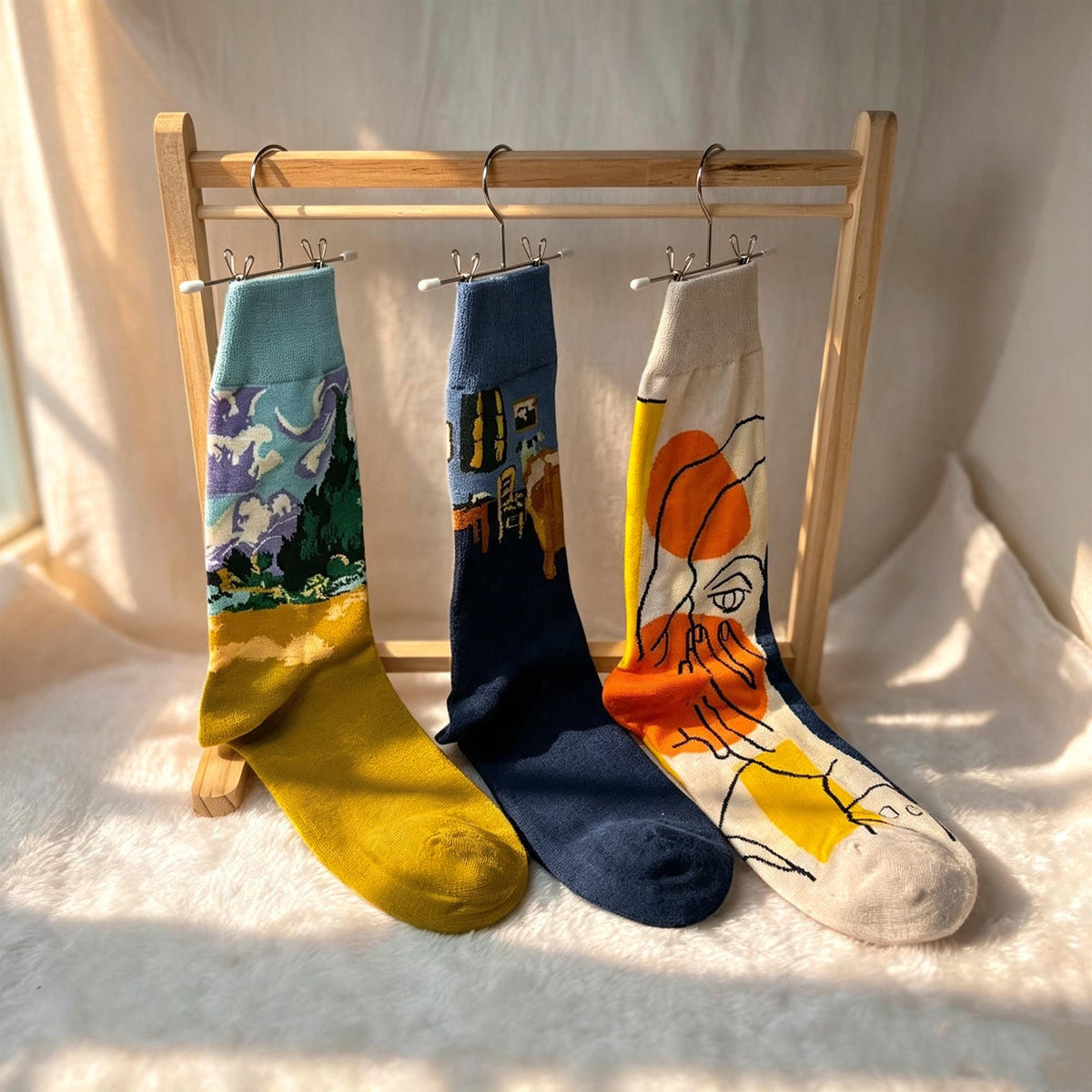 Famous Painting Socks sock collection: Museum Gift for Art Lovers by AnnieColors, view 9